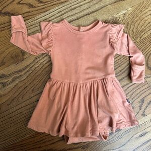 Kyte Apricot Bodysuit Dress